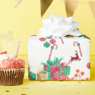 Papier Cadeau Festive Christmas Gift Wrap