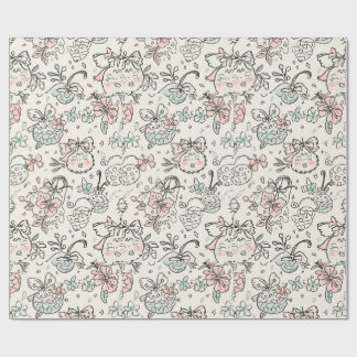 Papier Cadeau Festive Christmas Holiday Gift Wrap