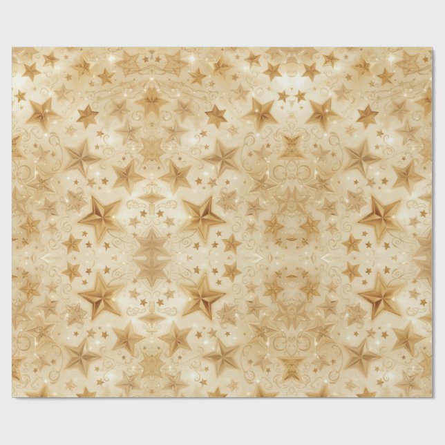 Papier Cadeau Festive Christmas Holiday Gift Wrap (Plat)