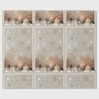 Papier Cadeau Festive Christmas Holiday Gift Wrap