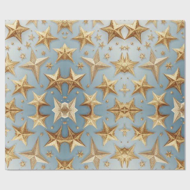 Papier Cadeau Festive Christmas Holiday Gift Wrap (Plat)