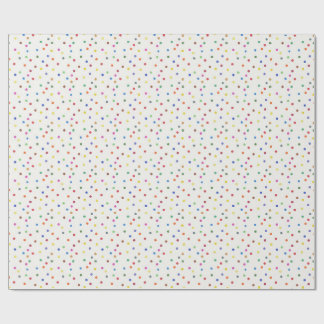 Papier Cadeau Fête d'anniversaire avec confettis