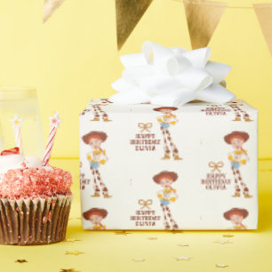Papier Cadeau Fête d'anniversaire de Toy Story Jessie Cowgirl We