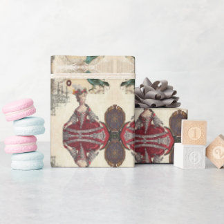 Papier Cadeau Fête d'anniversaire thé à la parisienne vintage Ma