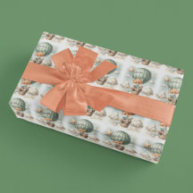 Fête de Bébé Montgolfière Renard "L'Aventure Atten