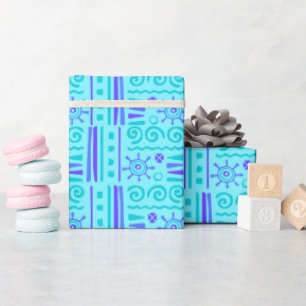 Papier Cadeau Fête de célibataire moderne géométrique festive et