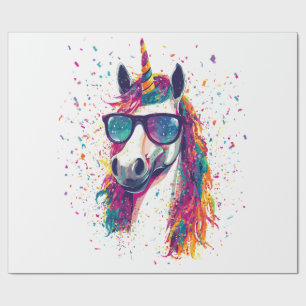 Papier Cadeau Fête de la Licorne de Fête (1)