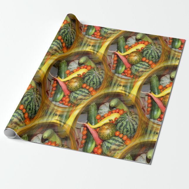 Papier Cadeau Fête de la récolte !..... (Déroulé)