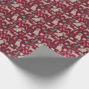 Papier Cadeau Fête de Noël de Cairn Terrier Dog