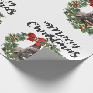 Papier Cadeau Fête de Noël de la taurchien