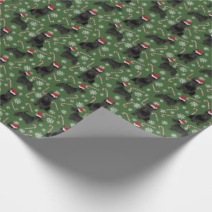 Papier Cadeau Fête de Noël de Scotty Dog