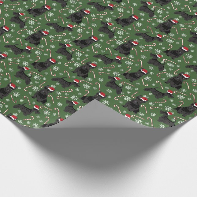 Papier Cadeau Fête de Noël de Scotty Dog (Coin)