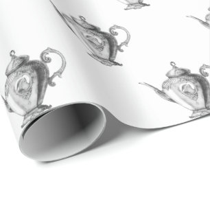 Papier Cadeau Fête de thé de Noël