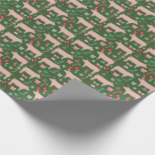 Papier Cadeau Fête des animaux de la ferme de Noël des cochons
