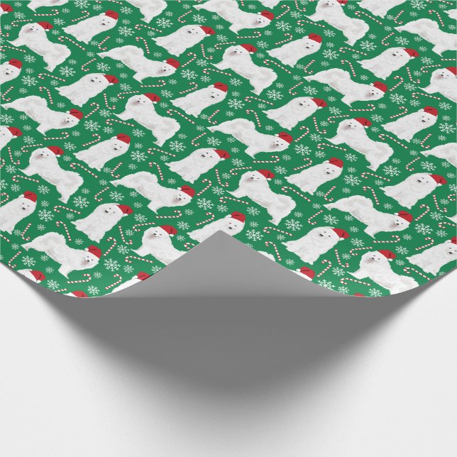 Papier Cadeau Fête des chiens de Noël (Coin)