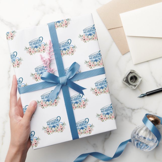 Papier Cadeau Fête des mariées Tea Party (Cadeaux)