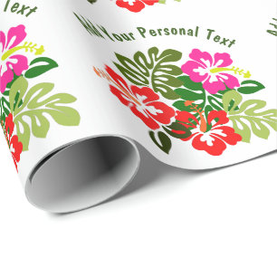 Papier Cadeau Fête d'Hawaii