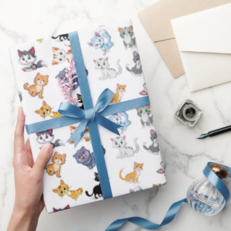 Papier Cadeau Fête du chat