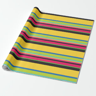 Papier Cadeau Fête mexicaine colorée