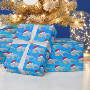 Papier Cadeau fête Noël Les amateurs de baleines