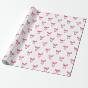 Papier Cadeau Fête Prénatale Fille Arc-en-Ciel Rose