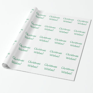 Papier Cadeau Fête verte Noël