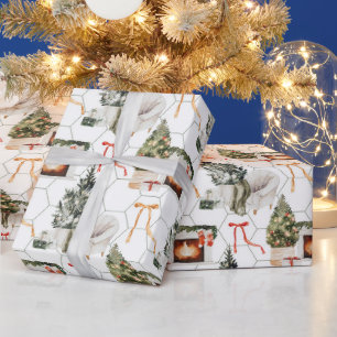 Papier Cadeau Fêtes de Noël