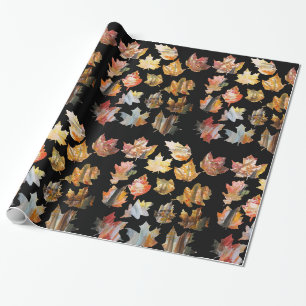 Papier Cadeau Feuilles d'automne