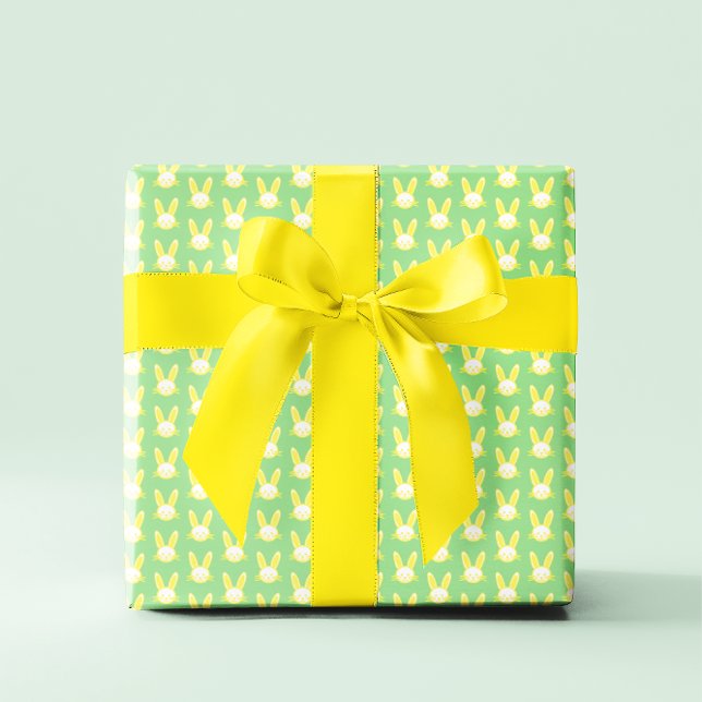 Papier Cadeau Feuilles de papier enveloppant lapin de Pâques (Créateur téléchargé)