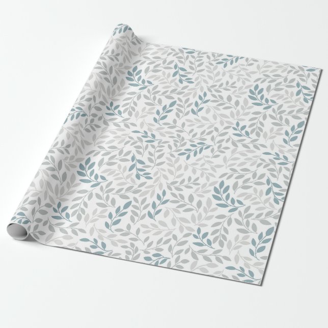 Papier Cadeau Feuilles de saules pleurs (Déroulé)