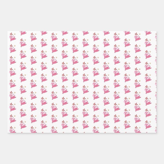 Papier cadeau Feuilles Jeu de pochettes (Devant)