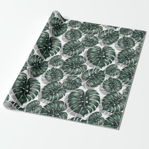 Papier Cadeau Feuilles tropicaux