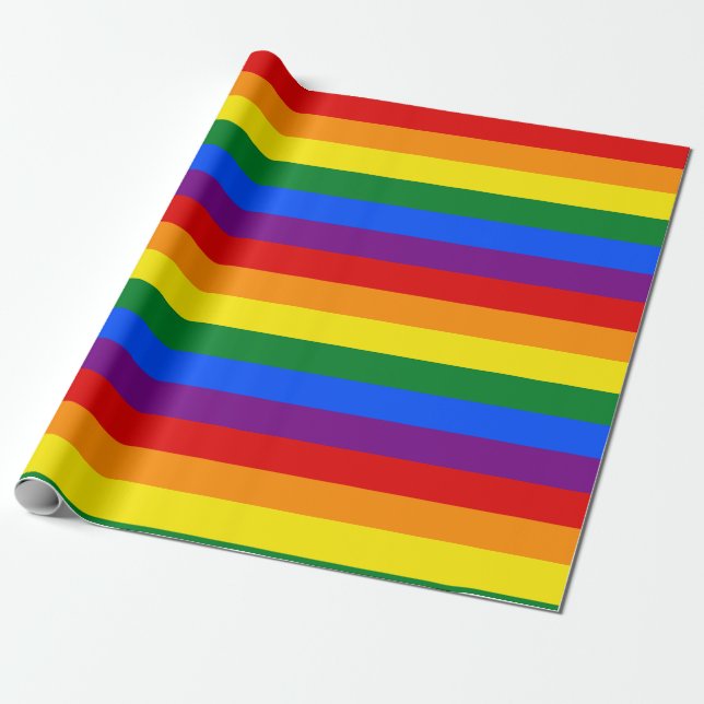 Papier Cadeau Fierté arc-en-ciel (Déroulé)