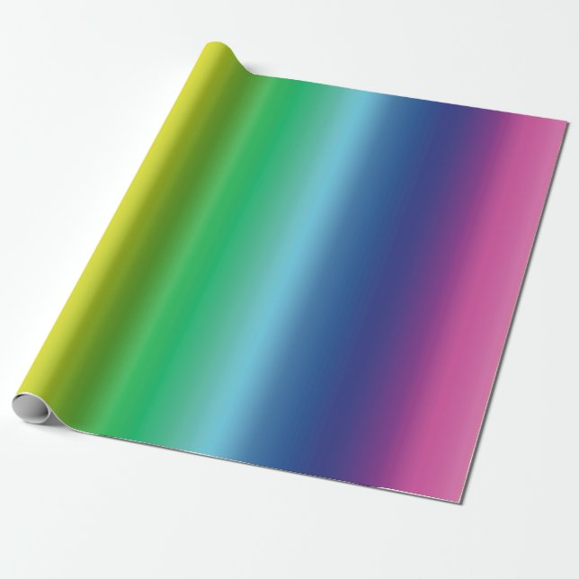 Papier Cadeau Fierté arc-en-ciel drapeau gay couleurs lgbt lgbtq (Déroulé)