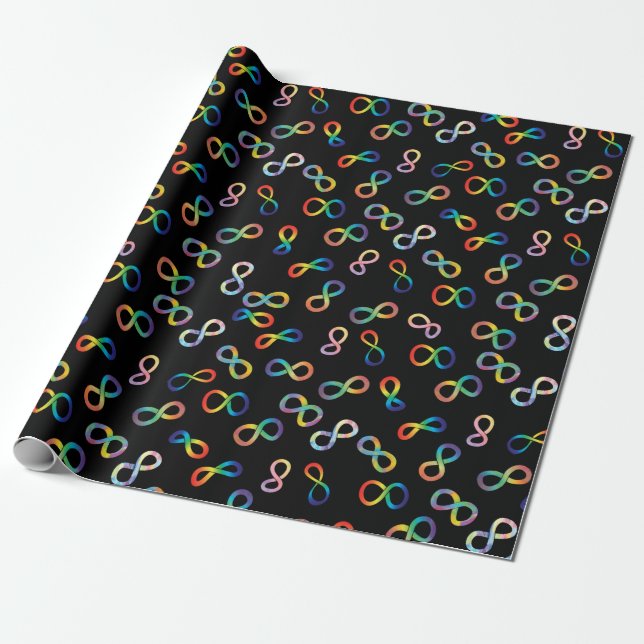 Papier Cadeau Fierté autistique Neurodiversité Acceptation (Déroulé)
