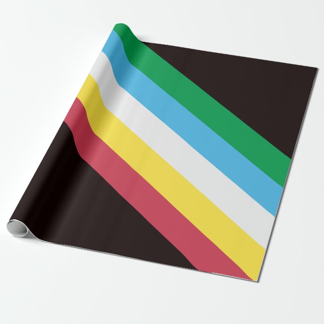 Papier Cadeau Fierté d'invalidité (Déroulé)