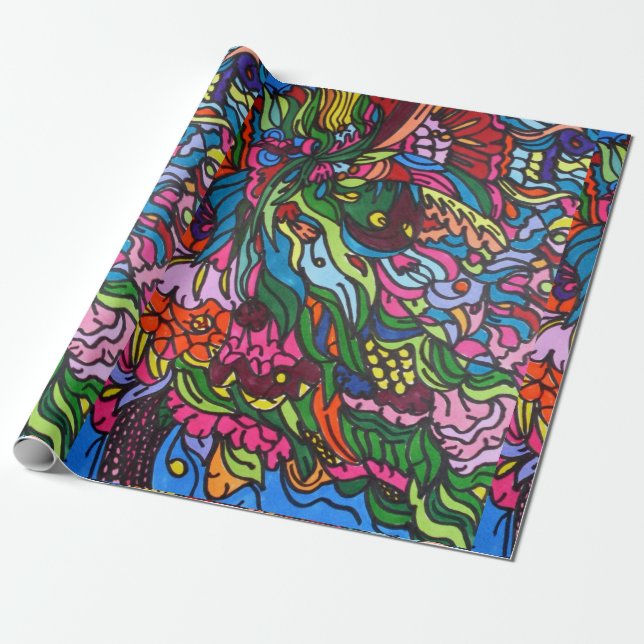 Papier Cadeau Fiesta (Déroulé)