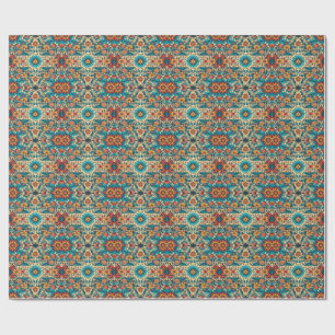 Papier Cadeau Fiesta Blooms, personnalisable