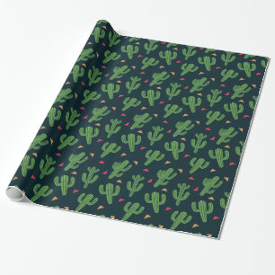 Papier Cadeau Fiesta de cactus