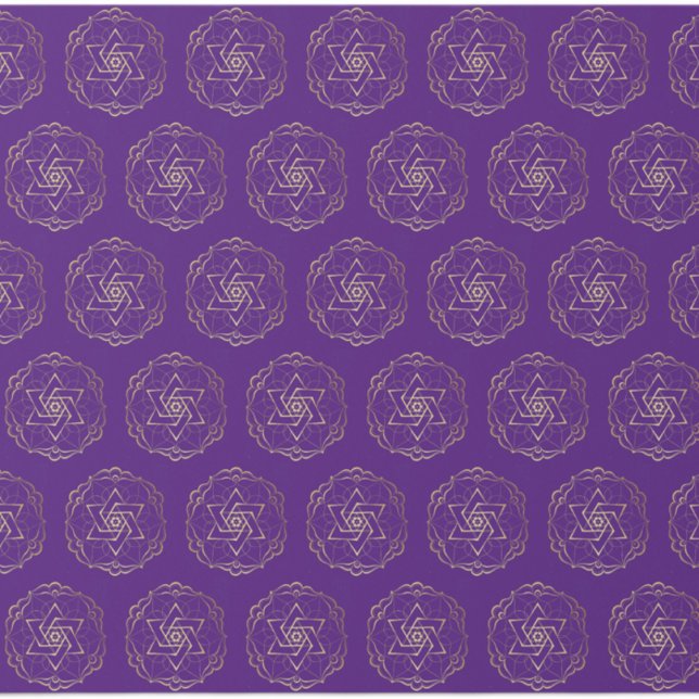 Papier Cadeau Filigree Star of David Wrapping Papier (Créateur téléchargé)