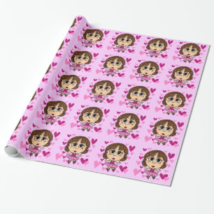 Papier Cadeau Fille de ballerine