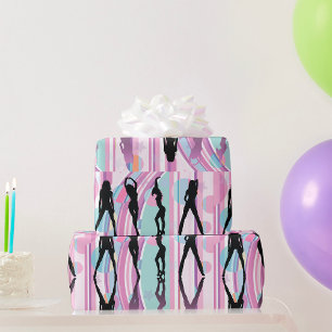 Papier Cadeau Filles dansantes
