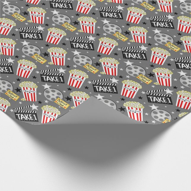 Papier Cadeau Film Film Pop Corn Take 1 (Coin)