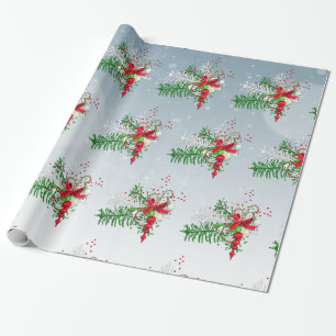 Papier Cadeau Fir Twigs Et Sucre de canne