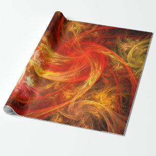 Papier Cadeau Firestorm Nova Art Abstrait