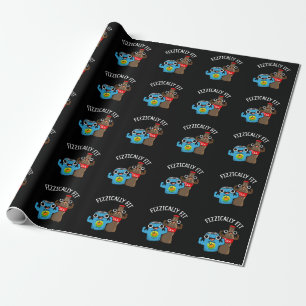Papier Cadeau Fizzic Fit Funny Fizzy Cola Pun Dark BG