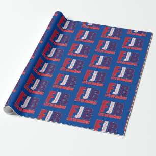 Papier Cadeau FJB laisse aller Brandon