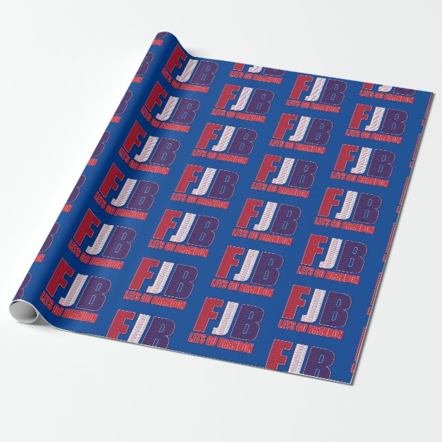 Papier Cadeau FJB laisse aller Brandon (Déroulé)