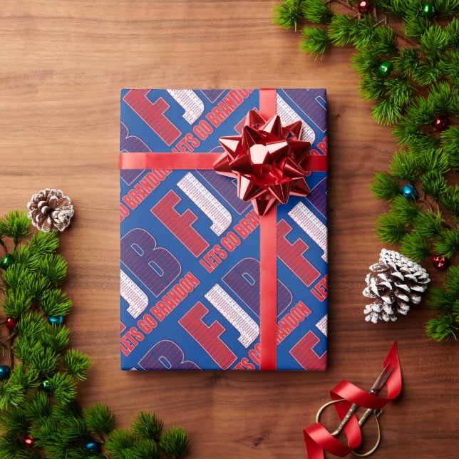 Papier Cadeau FJB laisse aller Brandon (Cadeau de vacances)