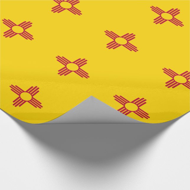 Papier Cadeau Flag du Nouveau-Mexique (Coin)